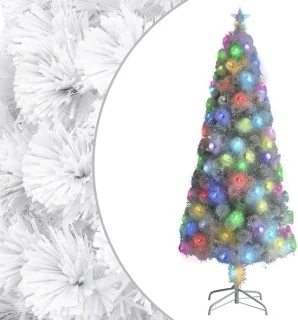 Kunstkerstboom Glasvezel 240 cm Wit