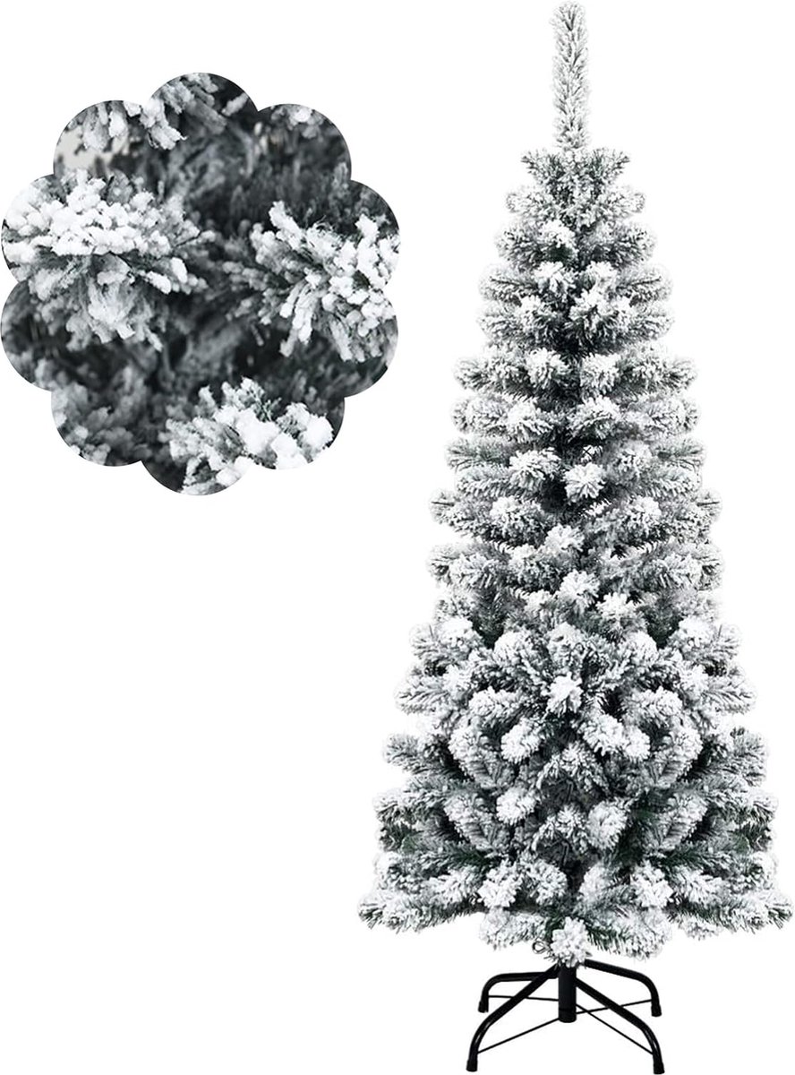 kunstkerstboom groen 135 cm met metalen standaard