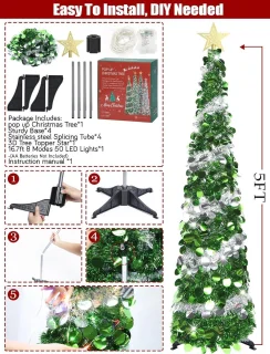 Kunstkerstboom Groen