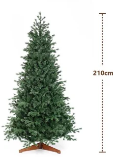 Kunstkerstboom groen 210 cm