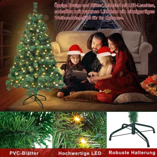 Kunstkerstboom Groen 210cm 350 LEDs