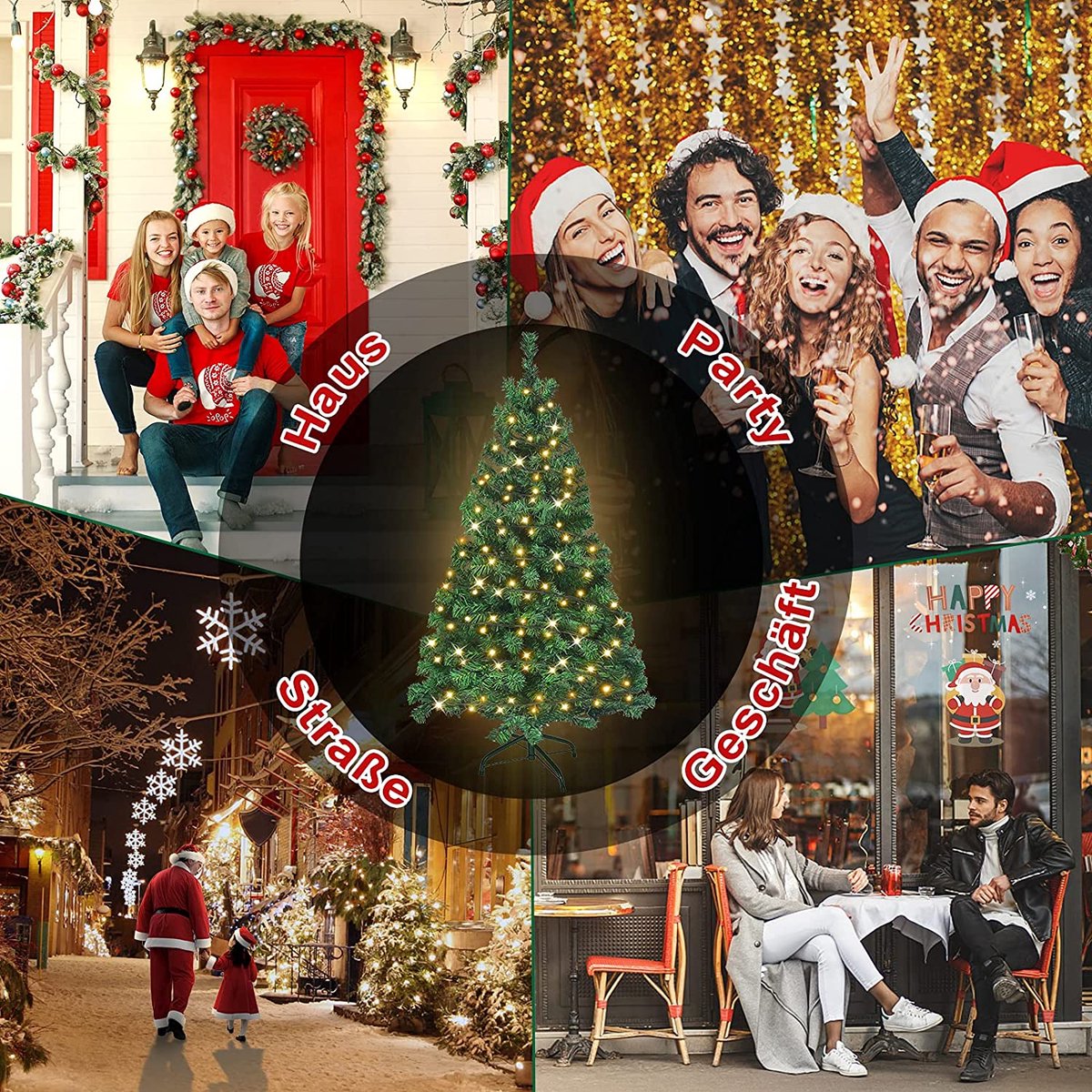 Kunstkerstboom Groen 210cm 350 LEDs