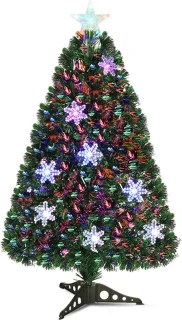 kunstkerstboom groene dennenboom 90 cm met standaard