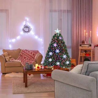 kunstkerstboom groene dennenboom 90 cm met standaard
