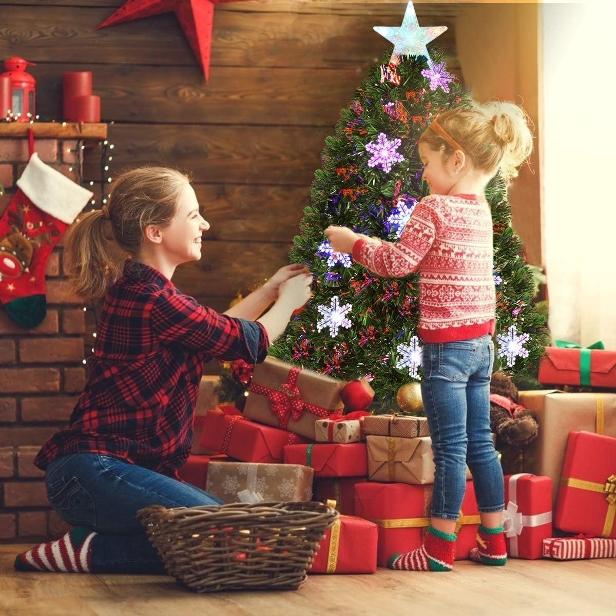 kunstkerstboom groene dennenboom 90 cm met standaard