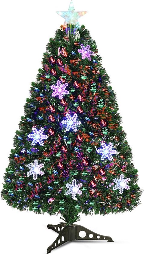 kunstkerstboom groene dennenboom 90 cm met standaard