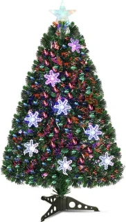 kunstkerstboom groene dennenboom 90 cm met standaard
