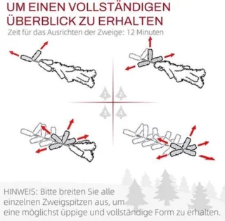 Kunstkerstboom – groene kerstboom – 180 cm