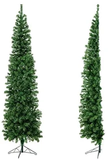 Kunstkerstboom halve boom - 210 cm - Groen