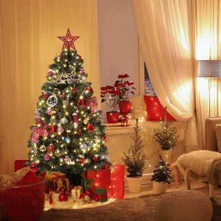 Kunstkerstboom in pot 140 cm