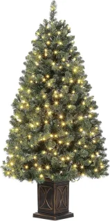 Kunstkerstboom in pot 140 cm