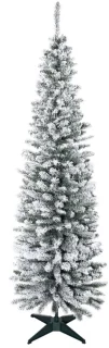 Kunstkerstboom inclusief standaard groen+wit 180 cm