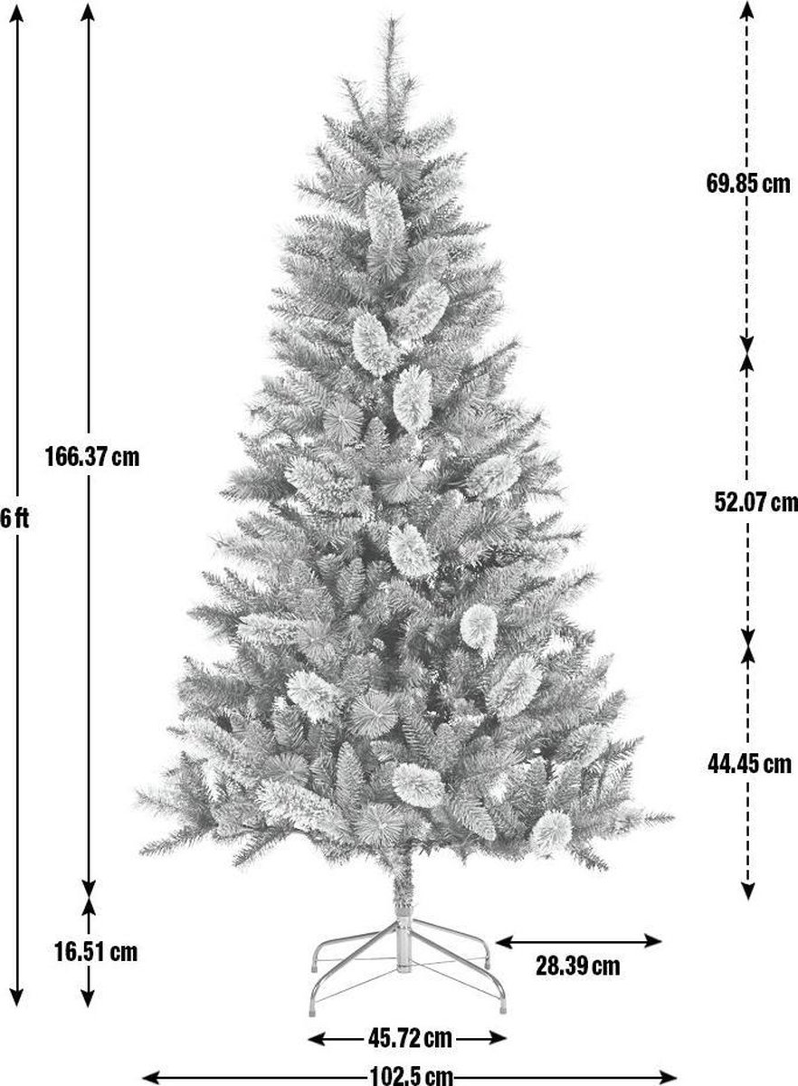 Kunstkerstboom Kasjmier Groen 1,8 m