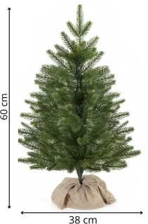 Kunstkerstboom Kaukasische spar 60 cm