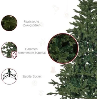 Kunstkerstboom – kerstboom – groen – 1,8 meter hoog