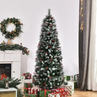 Kunstkerstboom - Kerstboom - Kerstdecoratie - Feestdecoratie - Groen - 150 cm hoog