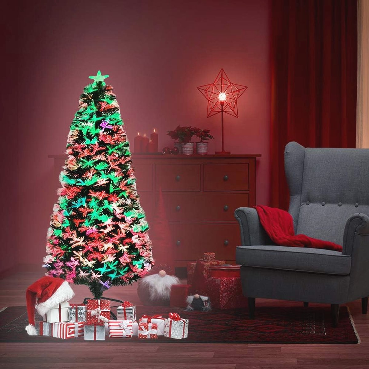 kunstkerstboom led 150 cm