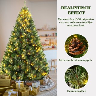 Wat vinden we goed aan de Kunstkerstboom LED 240 cm