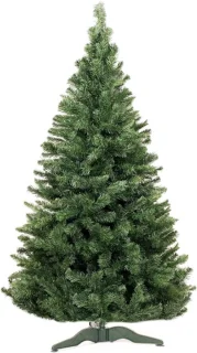 Kunstkerstboom Lena Dennenboom groen met standaard