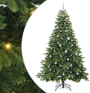 Kunstkerstboom met 300 LED en standaard 240 cm