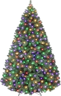 Kunstkerstboom met ingebouwde verlichting – 140 cm (4,5 ft)