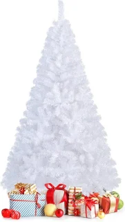 Kunstkerstboom met metalen standaard - 180 cm - sneeuwwit