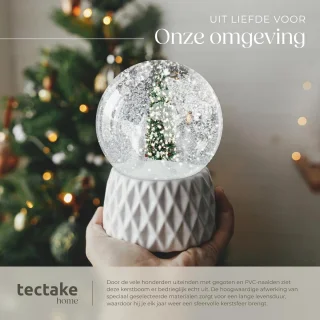 Kunstkerstboom met metalen standaard