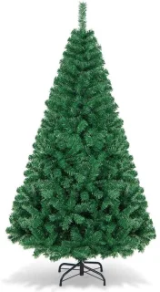 Kunstkerstboom met metalen standaard - groen