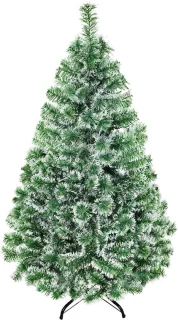 Kunstkerstboom met metalen voet Ø75x150 cm groen