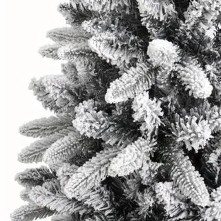 Kunstkerstboom met nepsneeuw, 150 cm