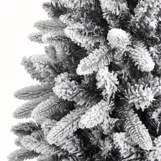 Kunstkerstboom met nepsneeuw, 150 cm hoog