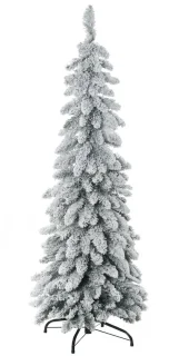 Kunstkerstboom met sneeuw bedekte takken, 135 cm hoog, groen