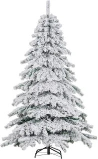 Kunstkerstboom met sneeuwlaag - 180 cm hoog