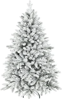 Kunstkerstboom met sneeuwvlokken - 150 cm