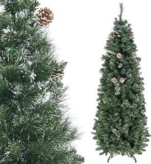 Kunstkerstboom met standaard, 180 cm, groen