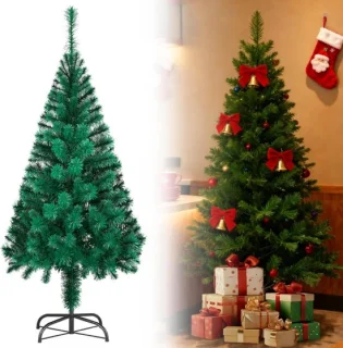 Kunstkerstboom met standaard, 180 cm, groen