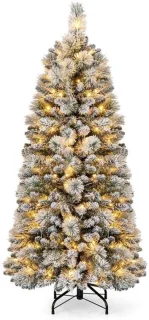 Kunstkerstboom met verlichting 150 cm groen - pop-up kerstboom