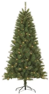 Kunstkerstboom met verlichting 185 cm