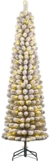 Kunstkerstboom met verlichting - 185 cm hoog - groen