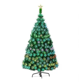 Kunstkerstboom met verlichting 240 cm met lichtgevende ster