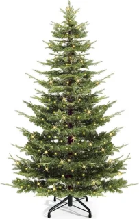 Kunstkerstboom met verlichting - decoratieve boom