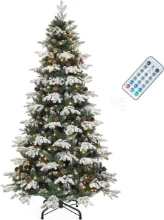 Kunstkerstboom met verlichting