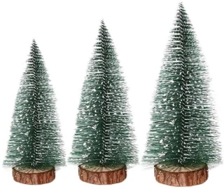 Kunstkerstboom mini 15/20/25 cm groen
