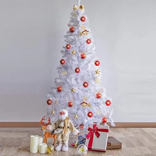 Kunstkerstboom modern pop-ontwerp 1.8 meter wit