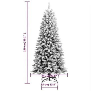 Kunstkerstboom nepsneeuw 150 cm