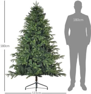 Kunstkerstboom – nepspar – kunstboom – kerstboom kunststof – groene kerstboom – 183 cm
