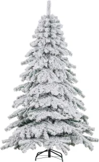 Kunstkerstboom - Ø116 × 180 cm - groen / wit