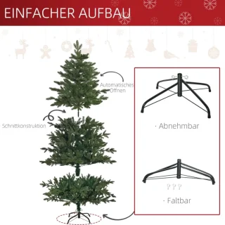 Kunstkerstboom Ø120 x 180 cm