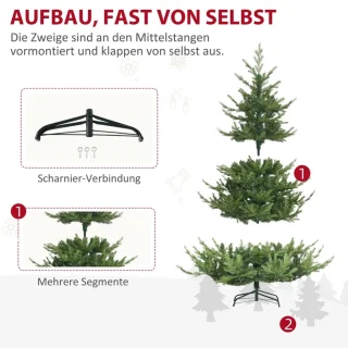 Kunstkerstboom Ø136 x 180 cm