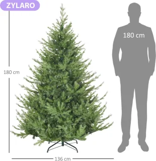 Kunstkerstboom Ø136 x 180 cm